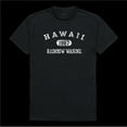 thumbnail image 1 of W Republic 574-122-BLK-05 University of Hawaii at Manoa Rainbow Warriors Distressed Arch College T-Shirt, Black - 2XL, 1 of 1