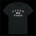 thumbnail image 1 of W Republic 574-175-BLK-05 California State University, San Marcos Dominguez Hill Toros Distressed Arch College T-Shirt, Black - 2XL, 1 of 1