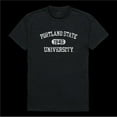 thumbnail image 1 of W Republic 574-229-BLK-04 Portland State University Vikings Distressed Arch College T-Shirt, Black - Extra Large, 1 of 1