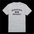 thumbnail image 1 of W Republic 574-284-HGY-03 Colorado Mesa University Mavericks Distressed Arch College T-Shirt, Heather Grey - Large, 1 of 1