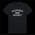 thumbnail image 1 of W Republic 574-375-BLK-01 Samford University Bulldogs Distressed Arch College T-Shirt, Black - Small, 1 of 1