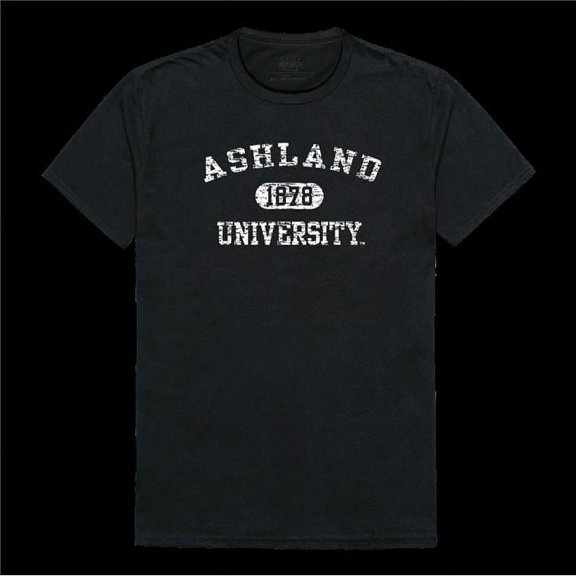 W Republic 574-476-BLK-03 Ashland University Eagles Distressed Arch College T-Shirt, Black - Large