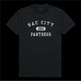 thumbnail image 1 of W Republic 574-578-BLK-05 Sacramento City College Panthers Distressed Arch T-Shirt, Black - 2XL, 1 of 1