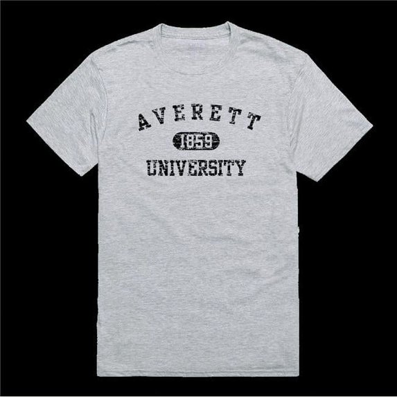 W Republic 574-614-HGY-05 Averett University Cougars Distressed Arch College T-Shirt, Heather Grey - 2XL