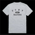 thumbnail image 1 of W Republic 574-633-HGY-05 The City College of   York Beavers Distressed Arch College T-Shirt, Heather Grey - 2XL, 1 of 1