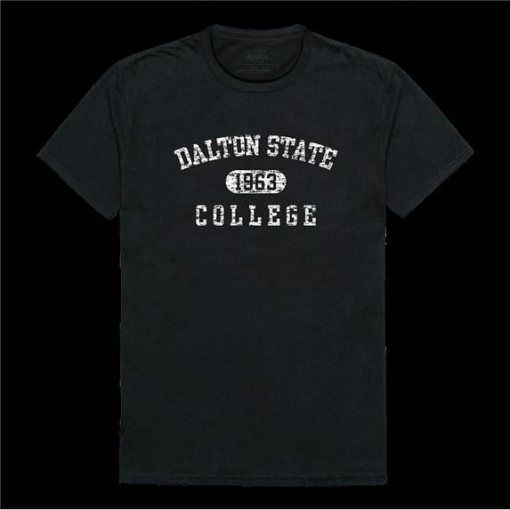 W Republic 574-635-BLK-05 Dalton State College Roadrunners Distressed Arch T-Shirt, Black - 2XL