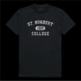thumbnail image 1 of W Republic 574-698-BLK-03 St. Norbert College Green Knights Distressed Arch T-Shirt, Black - Large, 1 of 1