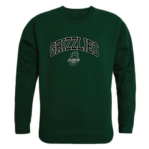 W Republic Adams State University Grizzlies Campus Crewneck Sweatshirt, Forest Green - Small