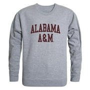W Republic  Alabama A&M University Men GameDay Crewneck Sweatshirt, Heather Grey - Small