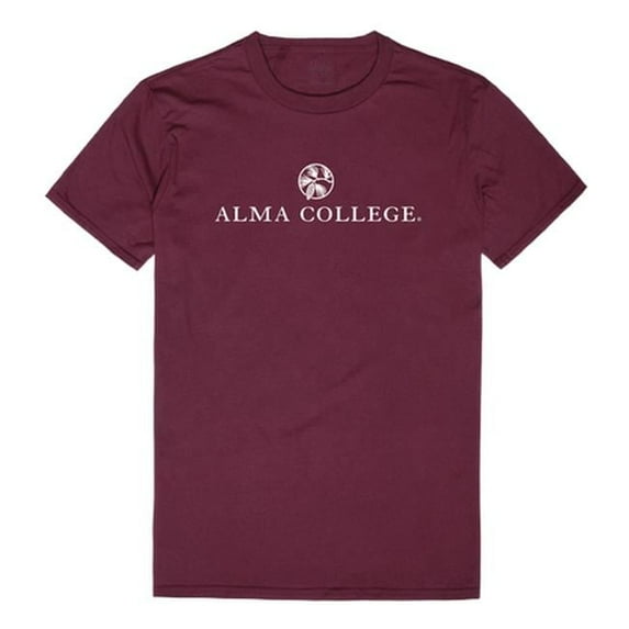 W Republic Alma College Scots Institutional T-Shirt, Maroon - Large