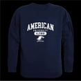 thumbnail image 1 of W Republic  American University Eagles Alumni Fleece Pullover Crewneck Sweatshirt, Navy - Extra Large, 1 of 1