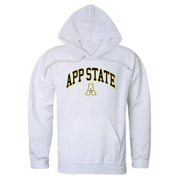 W Republic Appalachian State University Men Campus Hoodie, White - Extra Large