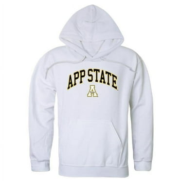 W Republic  Appalachian State University Men Campus Hoodie, White - Medium