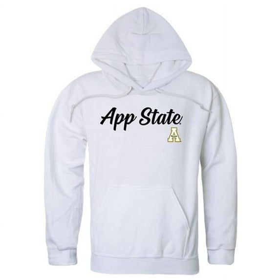 W Republic Appalachian State University Script Hoodie, White - Large