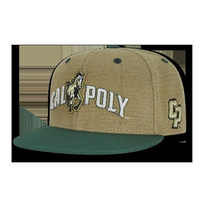 W Republic Apparel 1019-167-HUN Cal Poly Heavy Jute Snapback