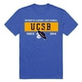 thumbnail image 1 of W Republic Apparel 507-112-B02-03 UC Santa Barbara Established Mens Tee, Royal - Large, 1 of 1