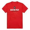 thumbnail image 1 of W Republic Apparel 510-105-R58-04 Austin Peay State University Basketball Tee for Men, Red - Extra Large, 1 of 2