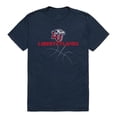thumbnail image 1 of W Republic Apparel 510-129-BGT-02 Liberty University Basketball Tee for Men, Navy - Medium, 1 of 2