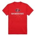 thumbnail image 1 of W Republic Apparel 510-177-R58-02 Basketball Tee, San Diego State, Red - Medium, 1 of 2