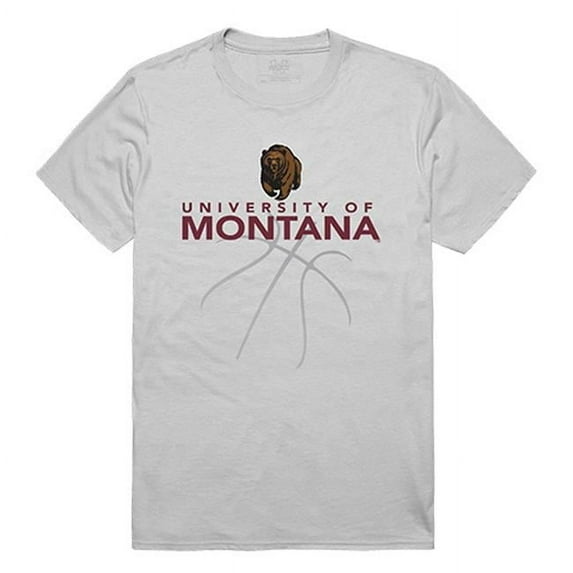 W Republic Apparel 510-191-EJ8-02 Basketball Tee, Montana, Silver - Medium