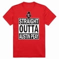 thumbnail image 1 of W Republic Apparel 511-105-R58-04 Austin Peay State University Straight Outta College Tee for Men - Red, Extra Large, 1 of 2