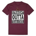 thumbnail image 1 of W Republic Apparel 511-181-327-03 Texas State University Straight Outta College Tee for Men - Maroon, Large, 1 of 2