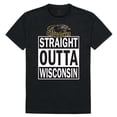 thumbnail image 1 of W Republic Apparel 511-199-E27-02 University of Wisconsin - Milwaukee Straight Outta Mens Tee Shirt - Black, Medium, 1 of 2