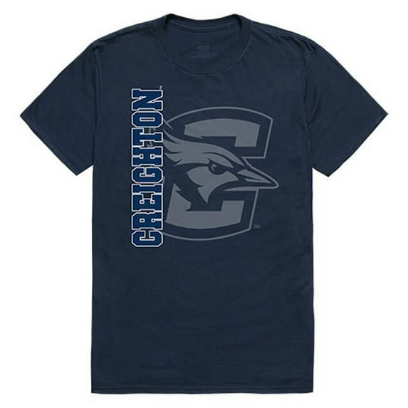 W Republic Apparel 515-118-BGT-01 Creighton University Ghost Mens Tee Shirt - Navy, Small