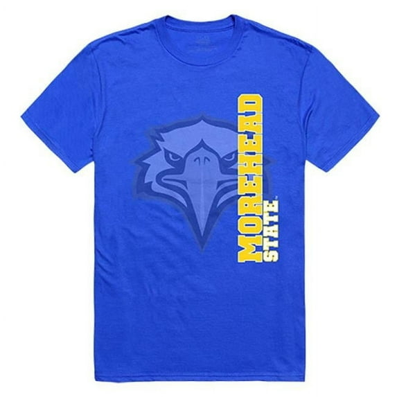 W Republic Apparel 515-134-B02-03 Morehead State University Ghost Tee, Royal - Large