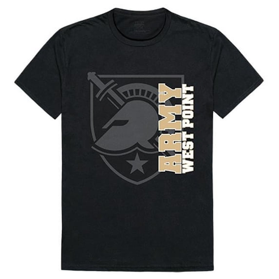 W Republic Apparel 515-174-E27-04 United State Military Academy Mens Ghost Tee, Black - Extra Large