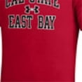 thumbnail image 1 of W Republic Apparel 516-205-R58-05 Institutional Tee, California State East Bay, Red - 2XL, 1 of 1