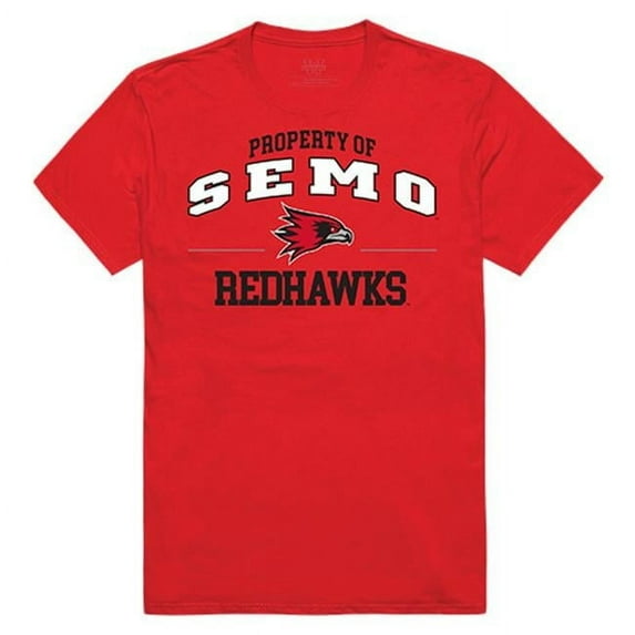 W Republic Apparel 517-149-R58-04 Southeast Missouri State University Property College Tee Shirt - Red, Extra Large