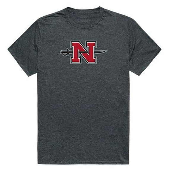 W Republic Apparel 519-138-E9C-01 Nicholls State University Cinder Tee for Men, Heather Charcoal - Small