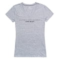 thumbnail image 1 of W Republic Apparel 520-109-H08-05 California State University Long Beach Women Seal Tee, Heather Grey - 2X, 1 of 1