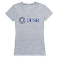 thumbnail image 1 of W Republic Apparel 520-112-H08-04 University of California Santa Barbara Women Seal Tee, Heather Grey - Extra Large, 1 of 2