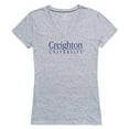 thumbnail image 1 of W Republic Apparel 520-118-H08-03 Creighton University Women Seal Tee, Heather Grey - Large, 1 of 1