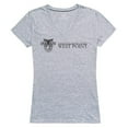 thumbnail image 1 of W Republic Apparel 520-174-H08-01 United States Military Academy Women Seal Tee Shirt - Heather Grey, Small, 1 of 1