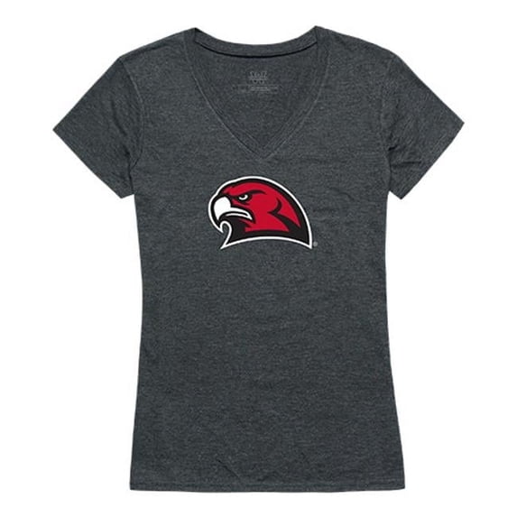 W Republic Apparel 521-131-E9C-01 Miami University Cinder Tee for Women, Heather Charcoal - Small