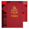 thumbnail image 1 of W Republic Apparel 523-175-339-01 California State University Dominguez Hills Keep Calm Tee for Men, Cardinal - Small, 1 of 2