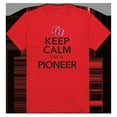 thumbnail image 1 of W Republic Apparel 523-205-R58-01 California State East Bay Keep Calm Tee, Red - Small, 1 of 1