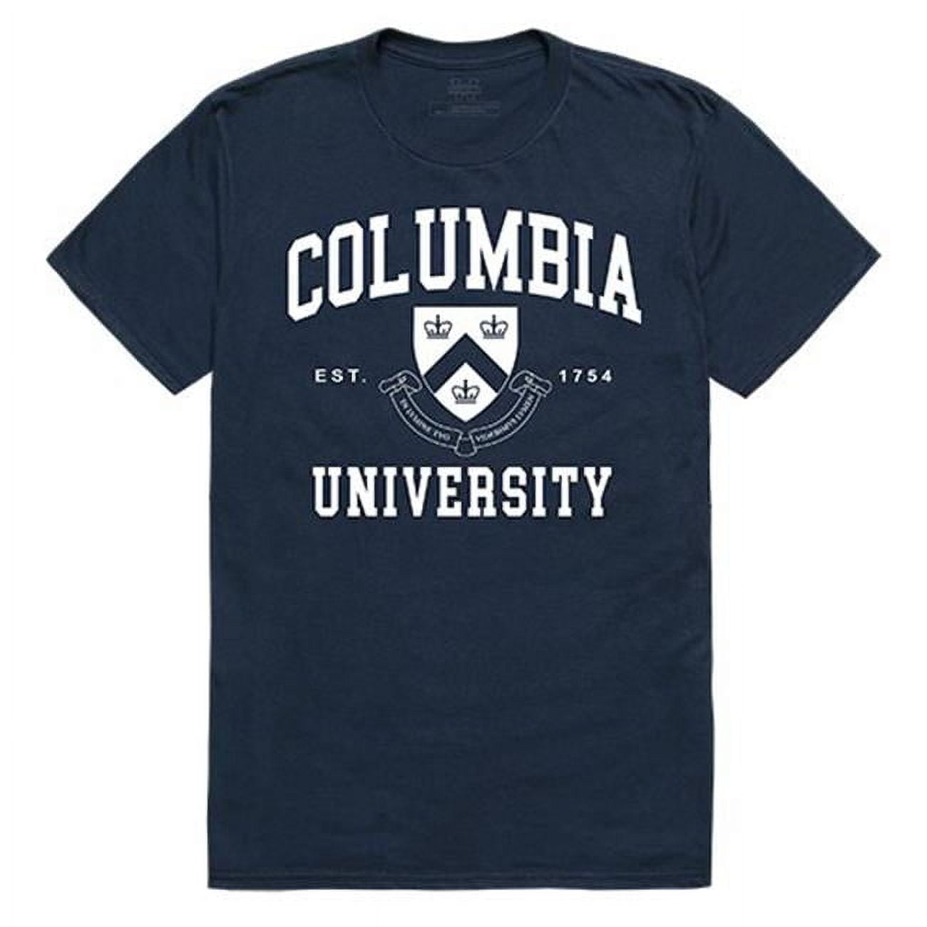 W Republic Apparel 526-117-NVY-01 Columbia University Seal Tee