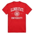 thumbnail image 1 of W Republic Apparel 526-124-RED-01 Illinois State University Seal Tee Shirt for Men - Red, Small, 1 of 1