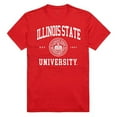thumbnail image 1 of W Republic Apparel 526-124-RED-03 Illinois State University Seal Tee Shirt for Men - Red, Large, 1 of 2