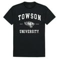 thumbnail image 1 of W Republic Apparel 526-153-BLK-01 Towson University Seal Tee, Black - Small, 1 of 1