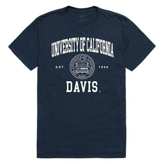 W Republic Apparel 526-161-NVY-01 University of California, Davis Seal Tee, Navy - Small