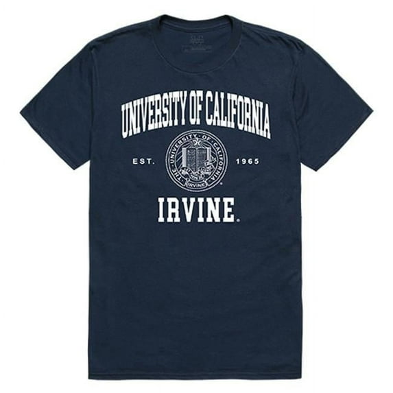 W Republic Apparel 526-162-NVY-05 University of California, Irvine Seal Tee, Navy - 2XL