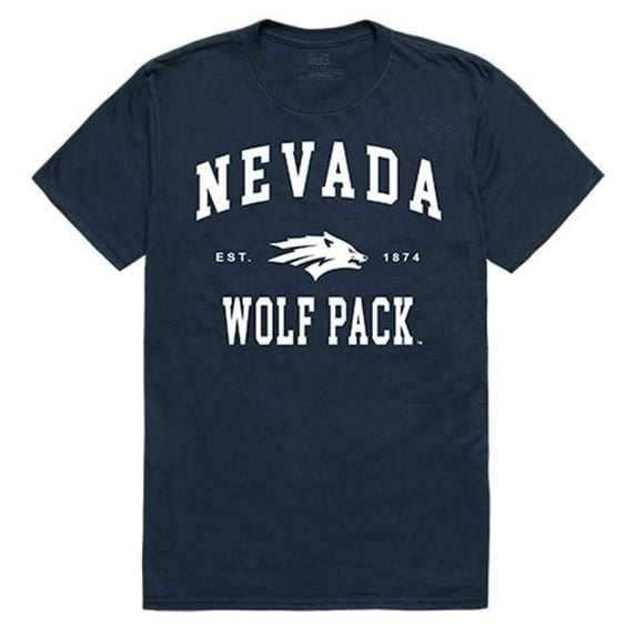 W Republic Apparel 526-193-NVY-01 University of Nevada, Reno Seal Tee, Navy - Small