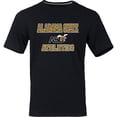 thumbnail image 1 of W Republic Apparel 527-102-E27-02 Alabama State University Athletic Tee, Black - Medium, 1 of 1