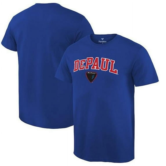 W Republic Apparel 527-121-B02-02 DePaul University Athletic Tee, Royal - Medium