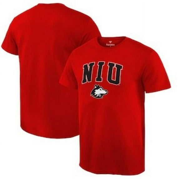 W Republic Apparel 527-142-R58-04 Northern Illinois University Athletic Tee, Red - Extra Large